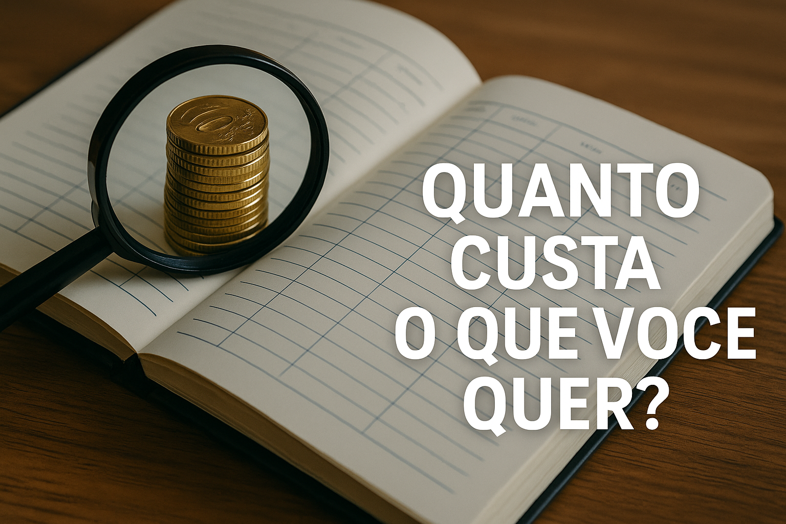 Quanto Custa o Que Voc&ecirc; Quer?
